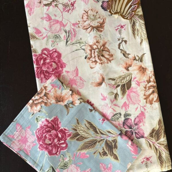 Victoria Ethnic Print Double Bedsheet - King Size