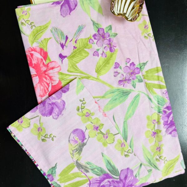 Victoria Ethnic Print Double Bedsheet - King Size