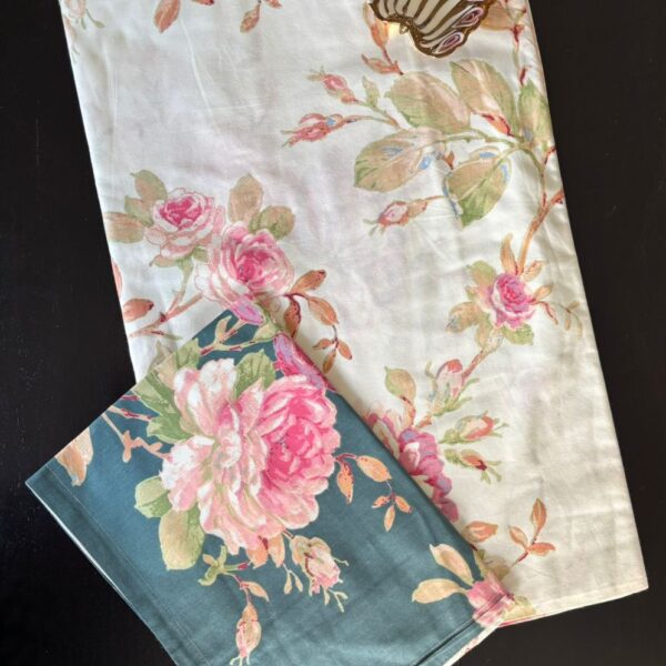 Victoria Ethnic Print Double Bedsheet - King Size