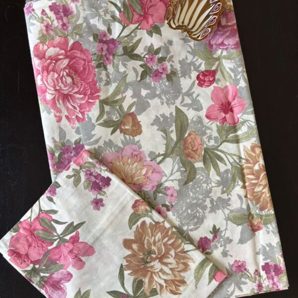 Victoria Ethnic Print Double Bedsheet - King Size