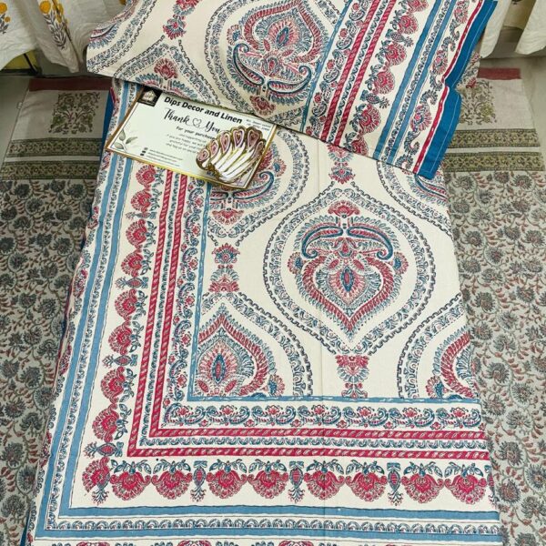 Jaipuri Supreme Ethnic Print Double Bedsheet - Super King Size