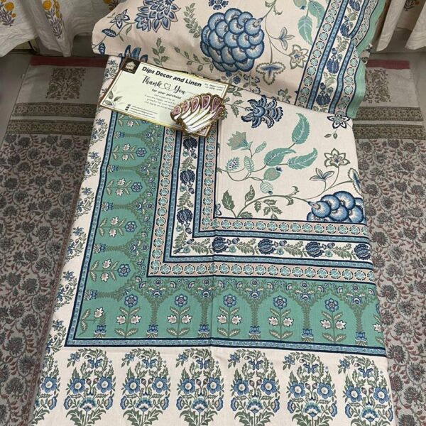 Jaipuri Supreme Ethnic Print Double Bedsheet - Super King Size