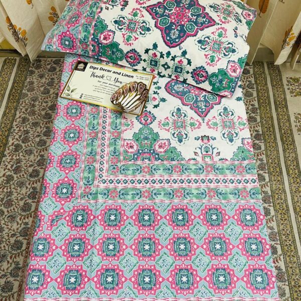 Jaipuri Supreme Ethnic Print Double Bedsheet - Super King Size (Copy)