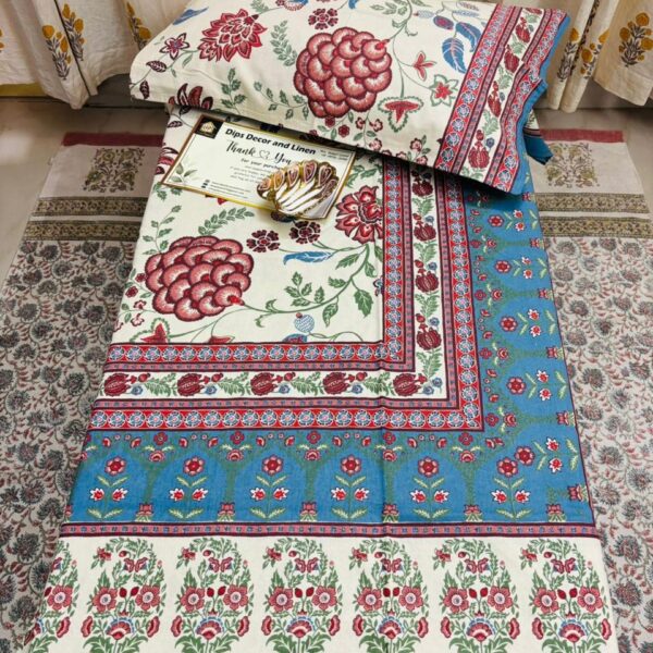 Jaipuri Supreme Ethnic Print Double Bedsheet - Super King Size (Copy)