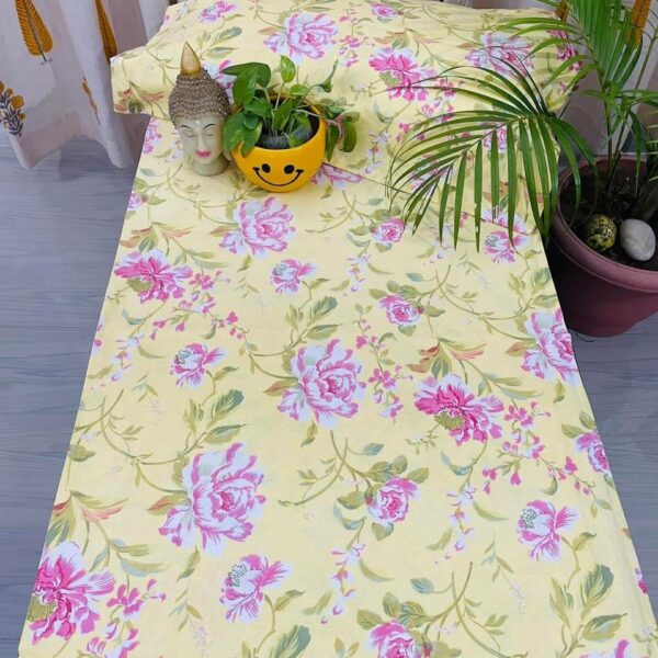 Jaipuri Supreme Ethnic Print Double Bedsheet - Super King Size