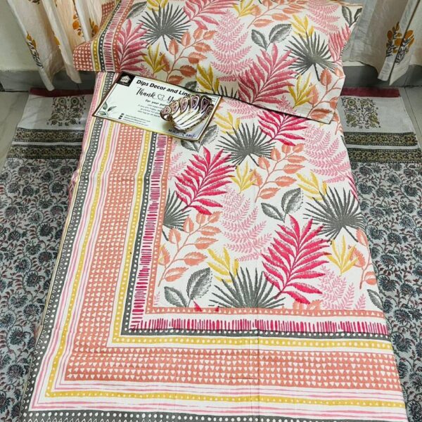 Jaipuri Supreme Ethnic Print Double Bedsheet - Super King Size
