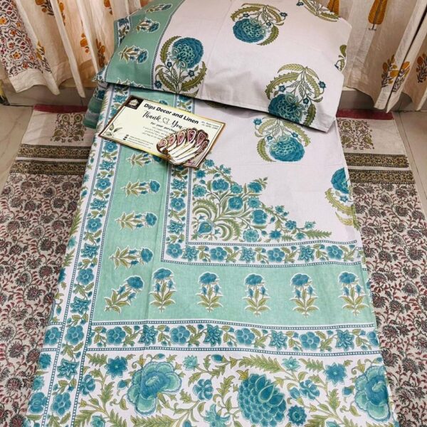 Jaipuri Supreme Ethnic Print Double Bedsheet - Super King Size