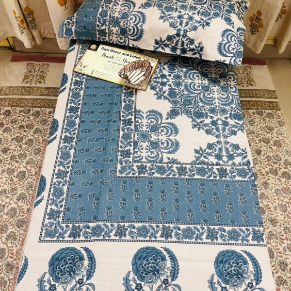 Jaipuri Supreme Ethnic Print Double Bedsheet - Super King Size