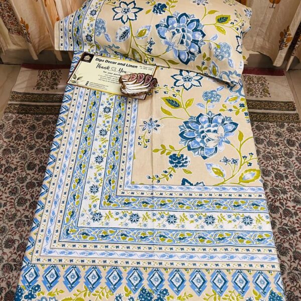 Jaipuri Supreme Ethnic Print Double Bedsheet - Super King Size