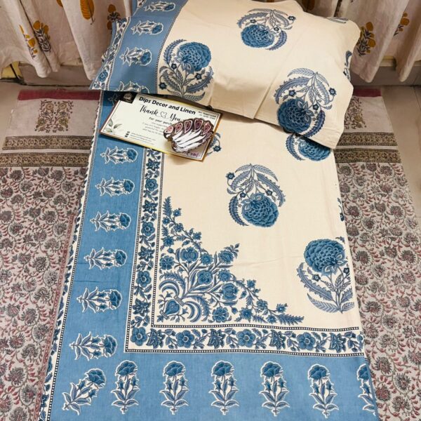 Jaipuri Supreme Ethnic Print Double Bedsheet - Super King Size
