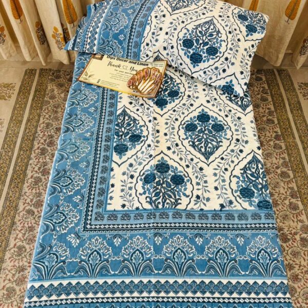Jaipuri Supreme Ethnic Print Double Bedsheet - Super King Size