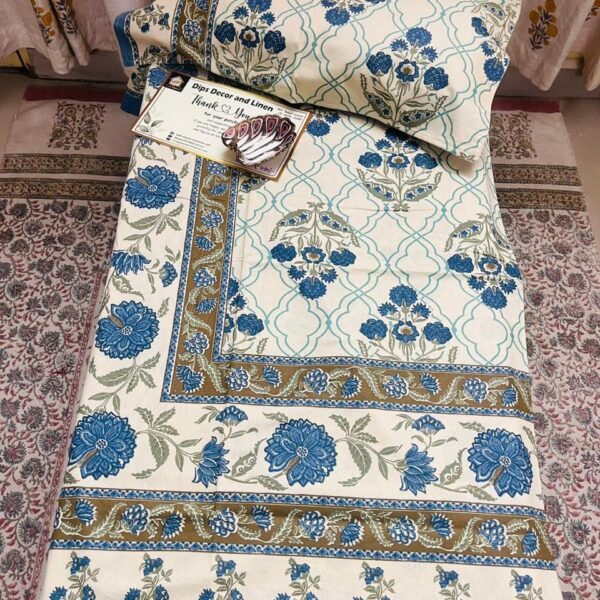 Jaipuri Supreme Ethnic Print Double Bedsheet - Super King Size