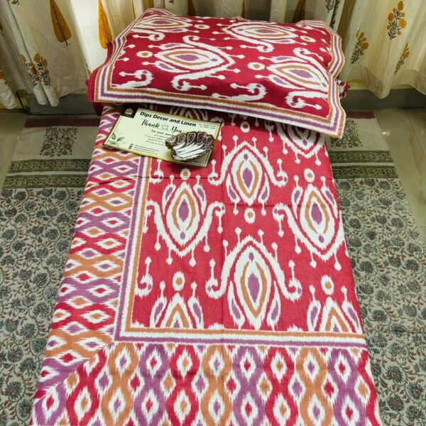 Jaipuri Supreme Ethnic Print Double Bedsheet - Super King Size