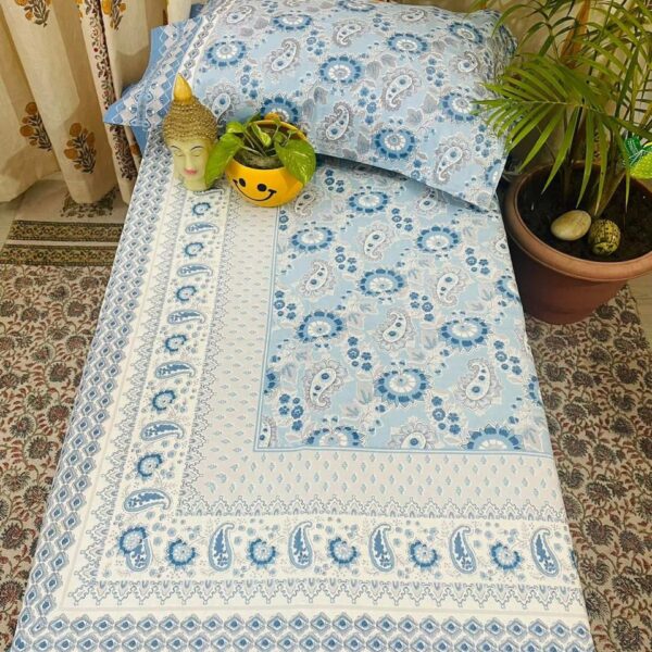 Jaipuri Supreme Ethnic Print Double Bedsheet - Super King Size